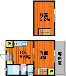 メゾンラフレーズⅠ号棟の物件間取画像